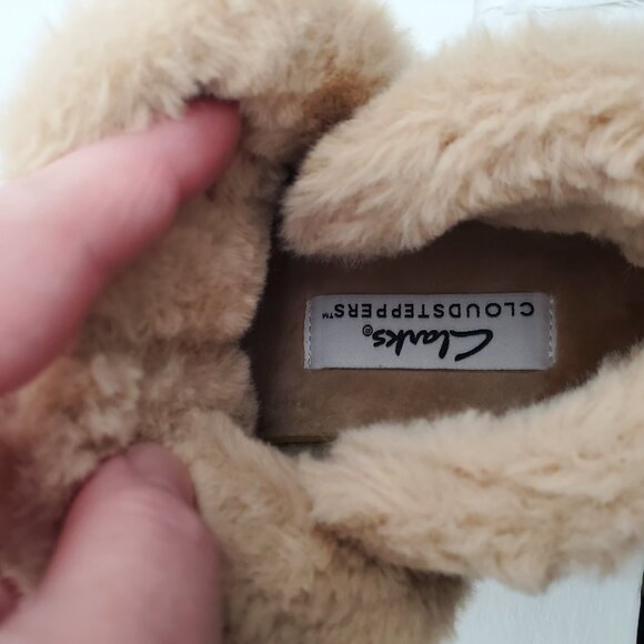 Clark Cloudsteepers Breeze Fur Ankle Boots with Faux-fur cuff! 6 - Picture 7 of 9
